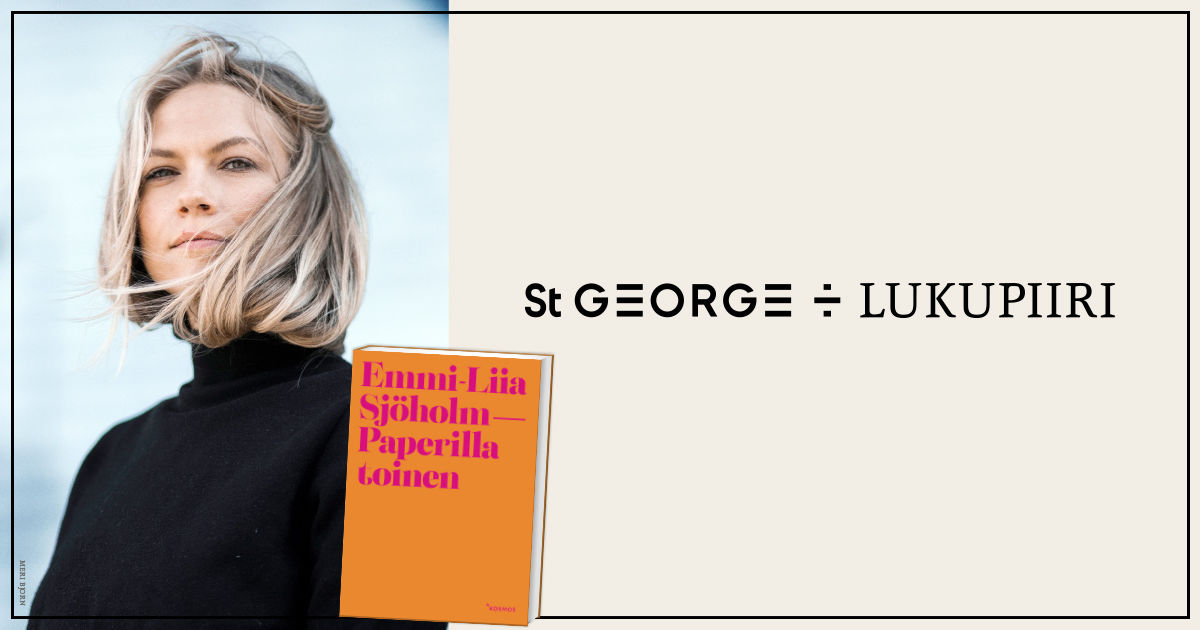 St. Georgen lukupiirin kirja on tammikuussa Emmi-Liia Sjöholmin esikoisteos Paperilla toinen