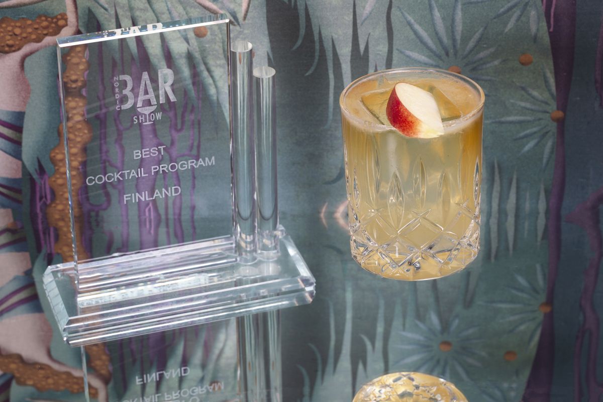 Wintergarden's cocktail programme has been awarded as the best in Finland.