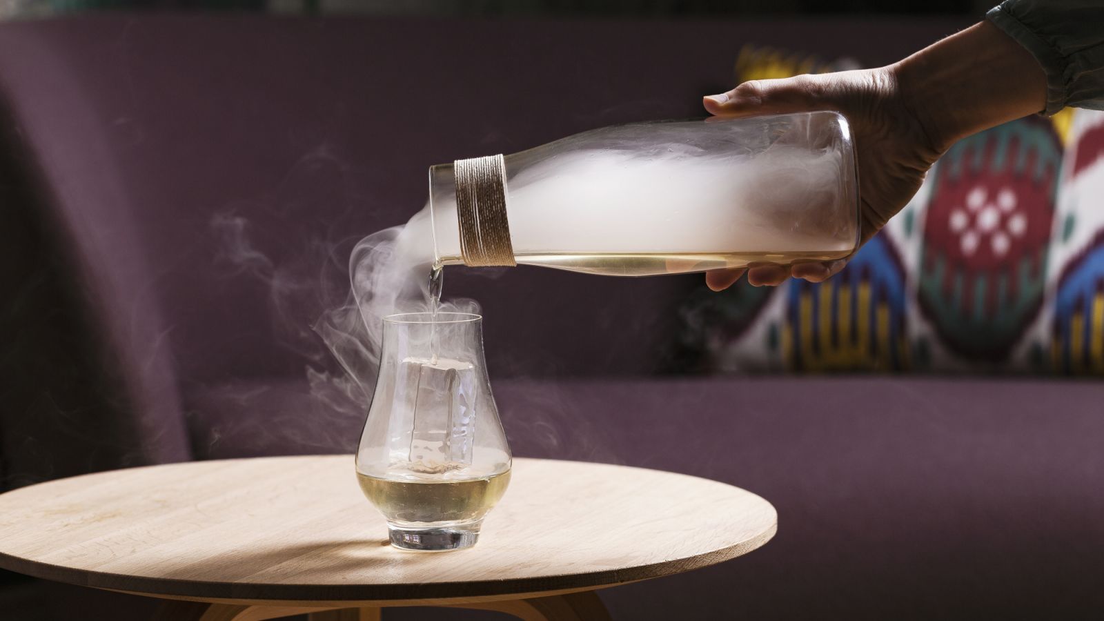 Environmentally friendly cocktails at Hotel St. George's Wintergarden Bar