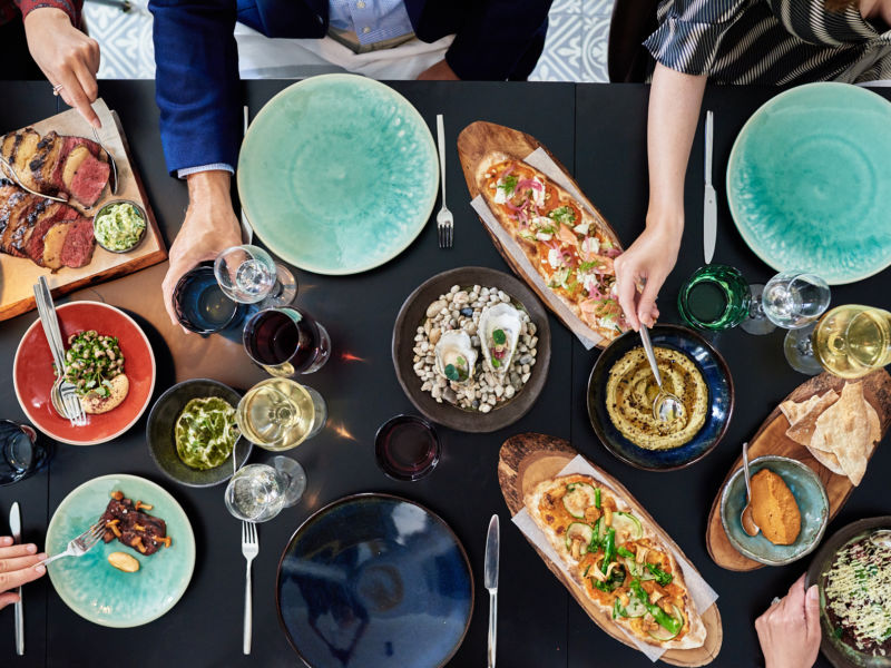 In Restaurant Andrea everything is made for sharing