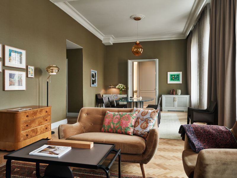 Stunning suite in Helsinki with view of the Old Church Park